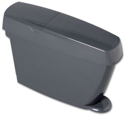P+L Sanibin Feminine Hygiene Bin - 15 Ltr - Grey - FHB15G P+L Sanibin Feminine Hygiene Bin - 15 Ltr - Grey - FHB15G