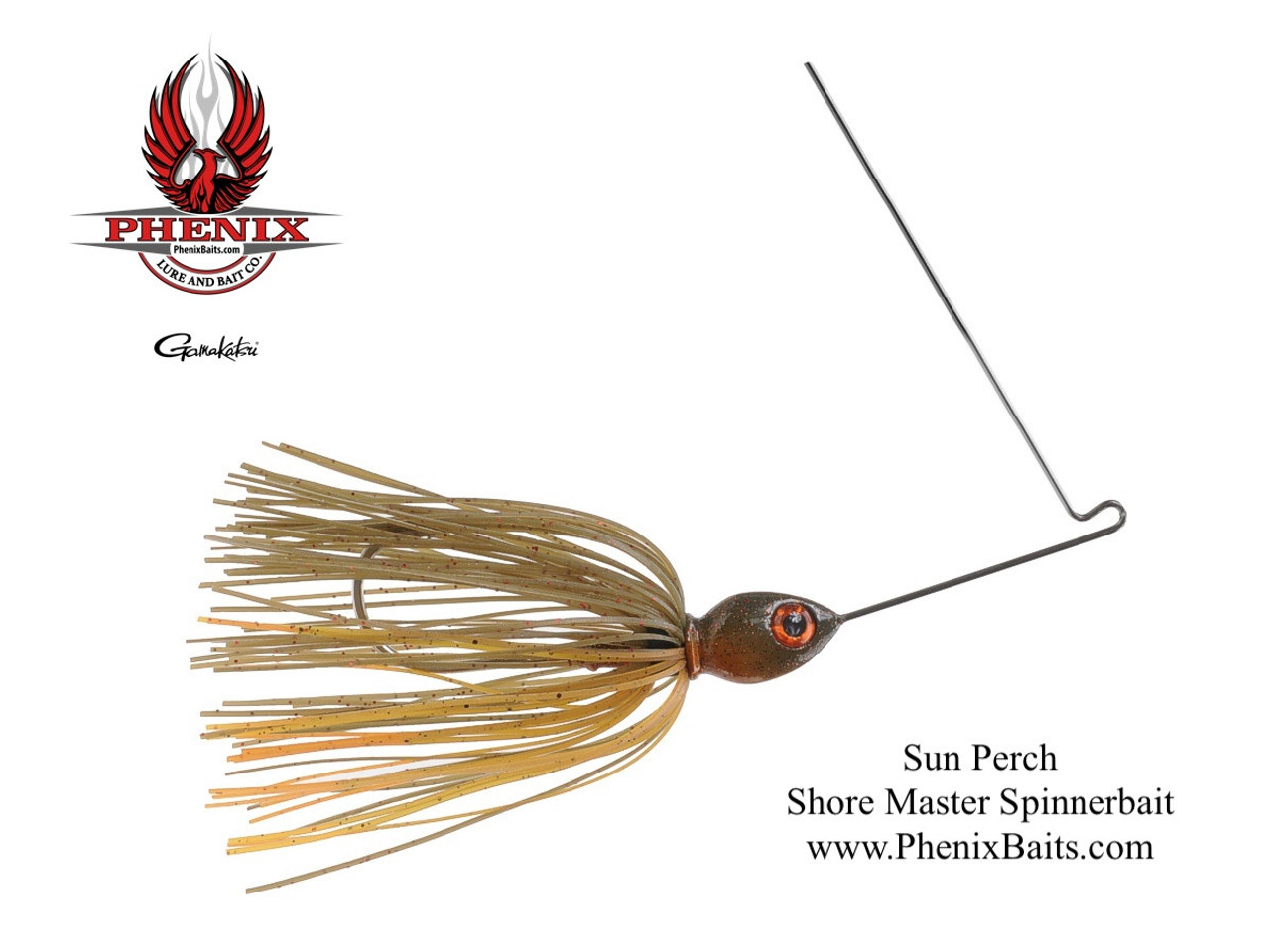 Phenix Shore Master Custom Spinnerbait - Sun Perch (Lake Fork Special) 5/8  oz.