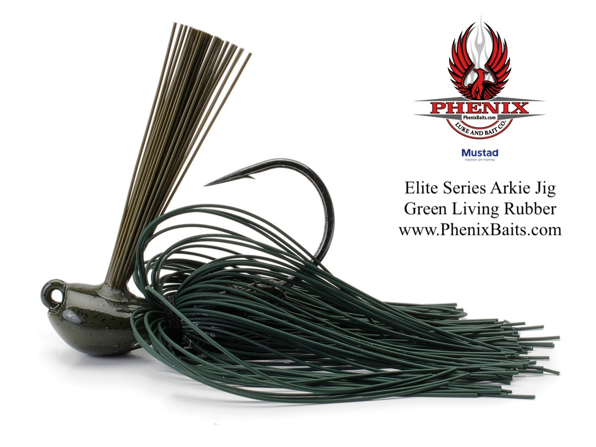 Phenix Elite Series Arkie Jig - Green Living Rubber