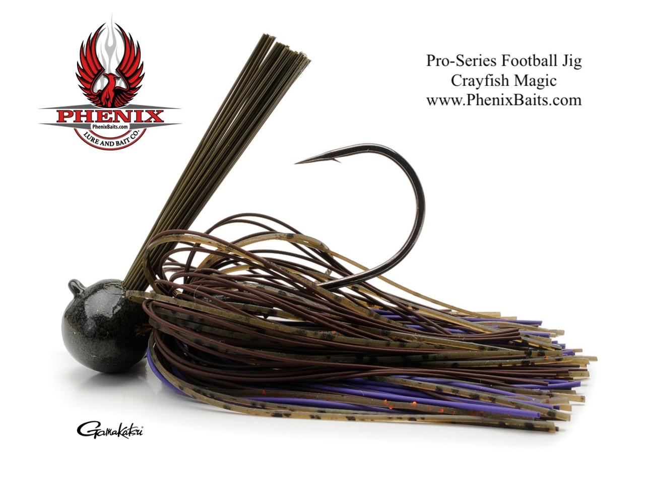 Phenix Pro-Series Football Jig - Crayfish Magic