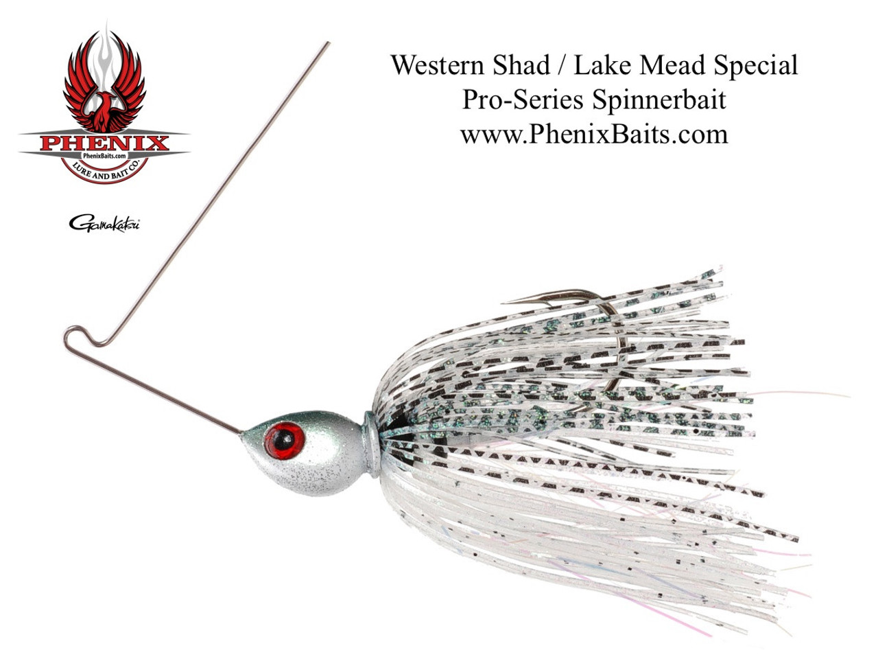 Phenix Pro-Series Custom Spinnerbait - Western Shad (Lake Mead Special) 1/2  oz.