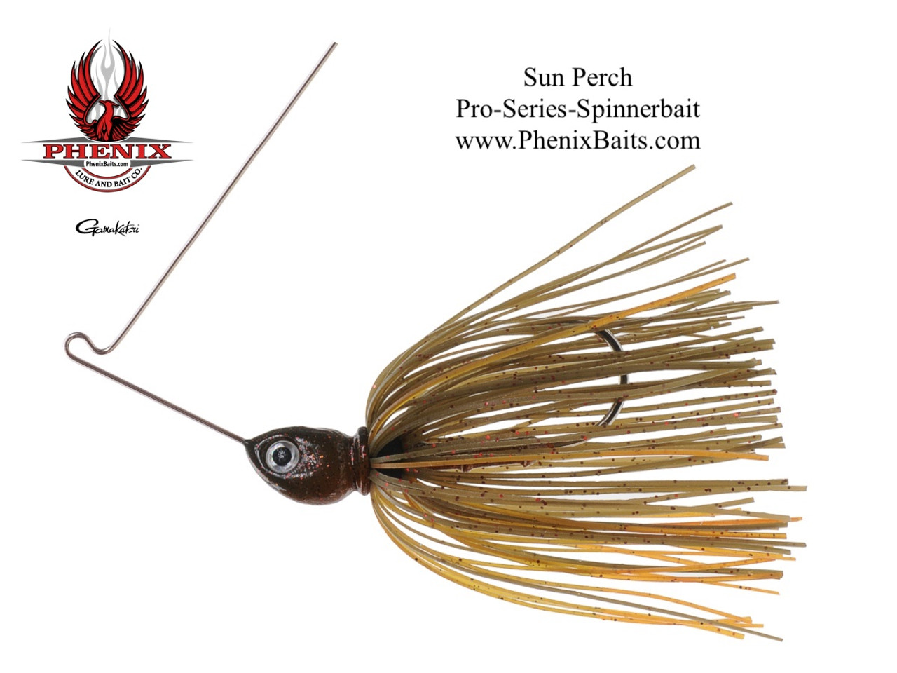 Phenix Pro-Series Custom Spinnerbait - Sun Perch (Lake Fork Special) 3/8 oz.