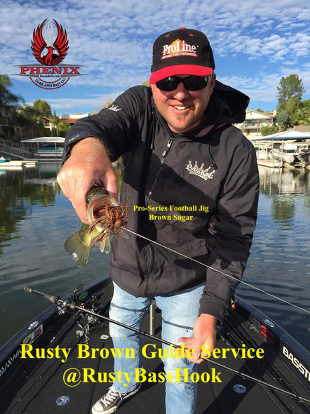 Pro-Series Football Jig - Brown Sugar (Rusty Brown)