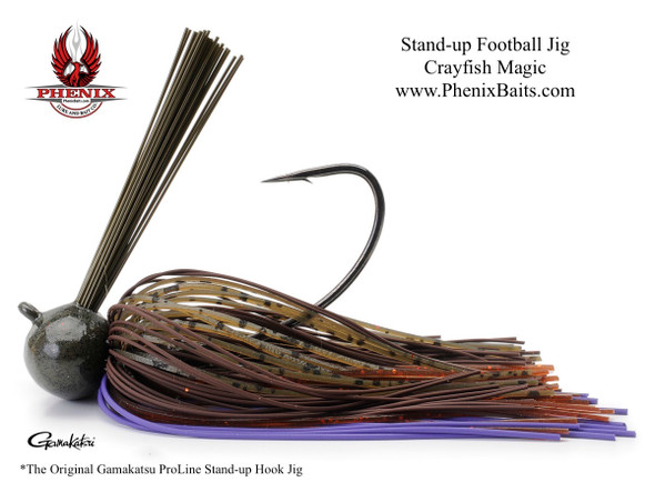 Phenix ProLine Stand-up Football Jig - Crayfish Magic