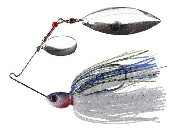 Pro-Series Spinnerbait - Desert Shad / Lake Havasu Special with Indiana Nickel and Willow Nickel Blades
