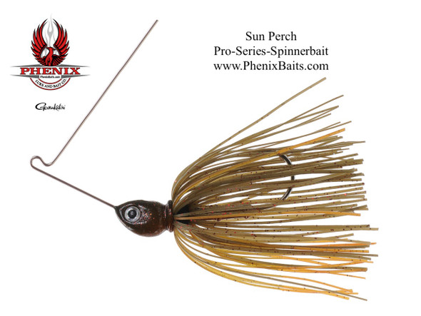 Phenix Pro-Series Custom Spinnerbait - Sun Perch (Lake Fork Special)