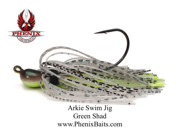 Elite Series Arkie Swim Jig - Green Shad