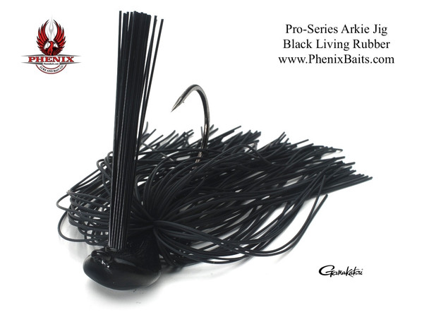 Phenix Pro-Series Arkie Jig - Black Living Rubber