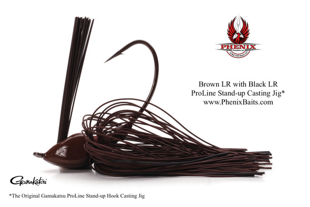 Phenix ProLine Stand-up Casting Jig - Brown Living Rubber with Black Living Rubber