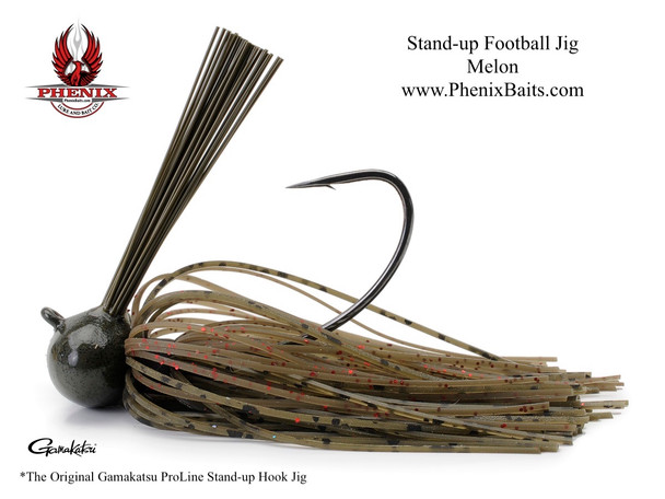 Phenix ProLine Stand-up Football Jig - Melon