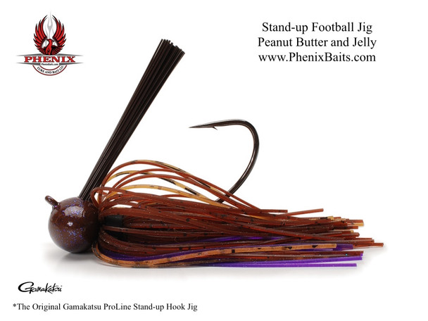 Phenix ProLine Stand-up Football Jig - Peanut Butter and Jelly