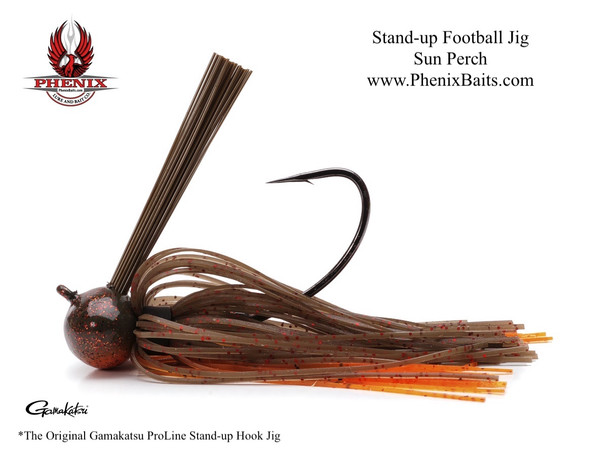 Phenix ProLine Stand-up Football Jig - Sun Perch (Lake Fork Special)
