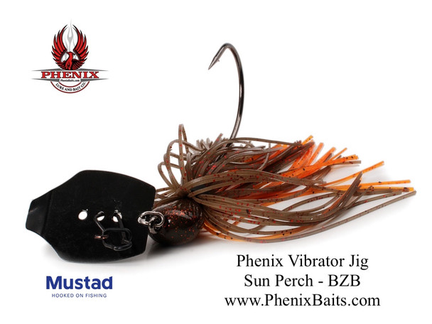 Phenix Vibrator Jig - Sun Perch / Lake Fork Special with Black Zinc Blade