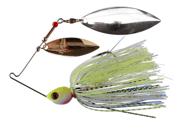 Pro-Series Spinnerbait - Chartreuse Shad with Willow Gold and Willow Nickel Blades