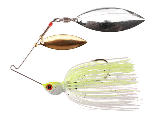 Pro-Series Spinnerbait - Chartreuse Flash with Willow Gold and Willow Nickel Blades