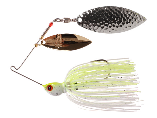 Pro-Series Spinnerbait - Chartreuse Flash with Willow Gold and Willow Silver Blades