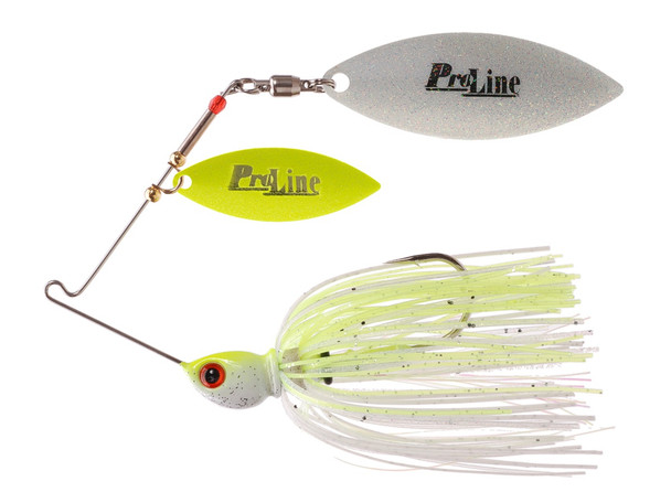 Pro-Series Spinnerbait - Chartreuse Flash with Willow Chartreuse and Willow White Blades