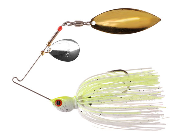 Phenix Pro-Series Spinnerbait - Chartreuse Flash with Colorado Nickel and Willow Gold Blades