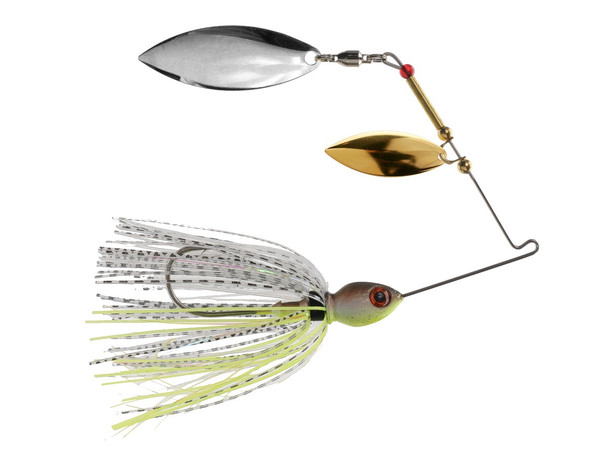 Shore Master Spinnerbait - Lightning Shad with Willow Gold and Willow Nickel Blades