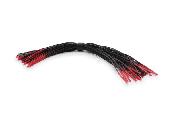 PX-30 Phenix Baits Replacement Skirts - Black with Red Hot Tips (3-pack)