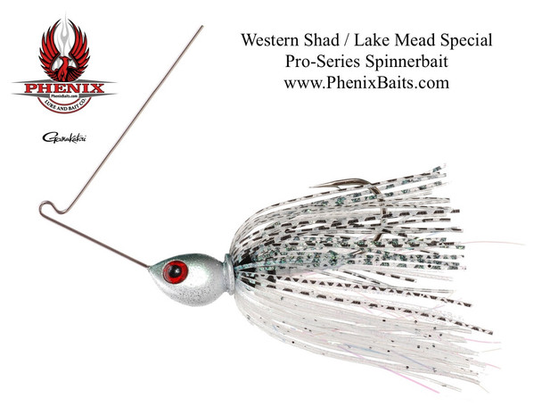 Phenix Pro-Series Custom Spinnerbait - Western Shad (Lake Mead Special)