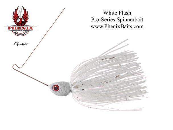 Phenix Pro-Series Custom Spinnerbait - White Flash