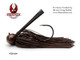 Pro-Series Football Jig - Brown Living Rubber