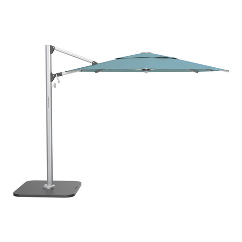 Shademaker Solaris 10' Octagonal Aluminum Commercial Cantilever Patio Umbrella AuthenTEAK