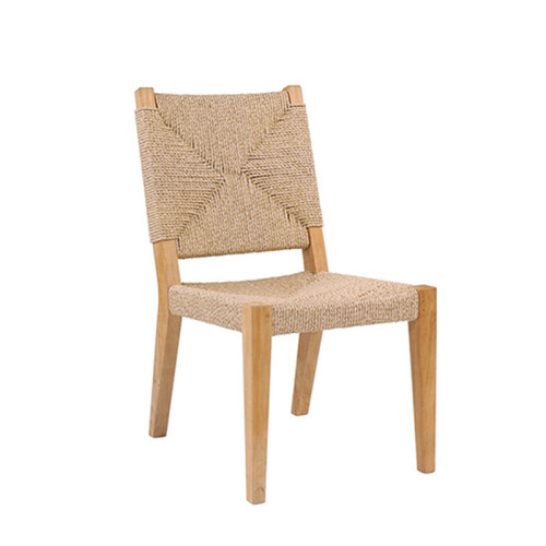 Kingsley Bate Hadley Woven Dining Side Chair AuthenTEAK
