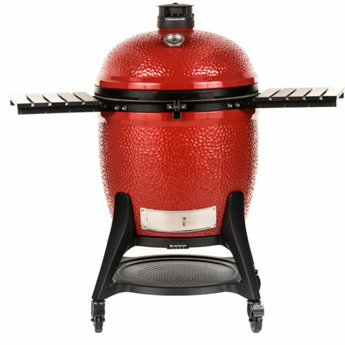 Kamado Joe Big Joe III 24" Standalone Ceramic Charcoal Grill on Cart AuthenTEAK