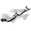 80 Series Toyota Landcruiser 4.2Lt 1HD TD 3 inch Turbo Back Exhaust With Hotdog