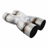DEA Stainless Steel Exhaust X-Pipe (Kiss Crossover) Pressed 3 Inch 76mm