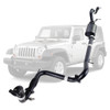 DEA 3 Inch Full Exhaust for Jeep JK Wrangler 2.8lt CRD 07 to 10 with Muffler No Cat