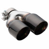 DEA Exhaust Tip Y-Piece Inner Cone 2.25 Inch In - Dual 3.5 Inch Out 9" Long LHS 304SS