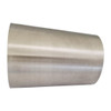 DEA 2.5 to 3" Cone Reducer 304 Brushed Stainless 4" (101mm) Long 1.5mm Thickness