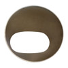3.5" Oval (50*110) - 3.5" Round Oval To Round Adaptor SS304 Brushed 5" (127mm) Whole Length 1.5mm WT