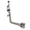 3 Inch DPF Back Stainless Steel Exhaust With Muffler Only Twin Tip Side Exit For Next Gen Ford Ranger 3L 2022 &gt; ON