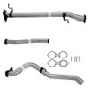 Ford Ranger Next Gen 3L V6 TD 2022 On 3 inch DPF Back Stainless Steel Exhaust With Pipe Only