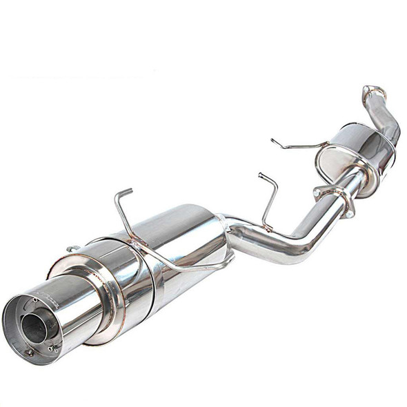 Xforce Nissan 180SX S13 XFORCE 3 Inch Full Exhaust With Angle-Out Cannon - Raw 409
