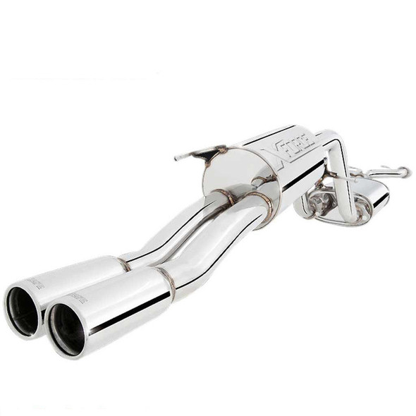 Xforce Ford Falcon BA BF XR8 Ute Twin 2.5" Catback Exhaust Hotdog Front - Polished SS