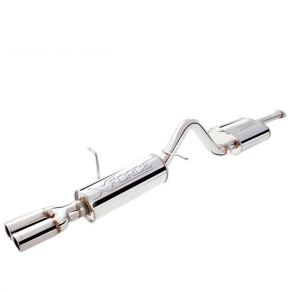 Ford Falcon FG FGX 6Cyl Ute XFORCE 2.5" Catback Exhaust With Tips - Polished SS