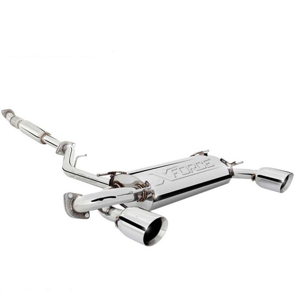 Xforce Toyota 86 And Subaru Brz XFORCE 3" Catback Dual Rear Exhaust Polished Stainless