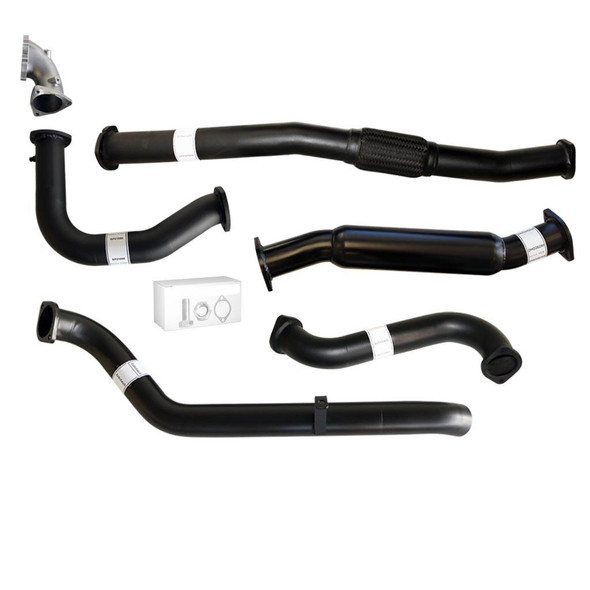 DEA 3 Inch Full Exhaust Cast Dump, Hotdog Suit Nissan Patrol Y61 GU 4.2L TD42 Ute