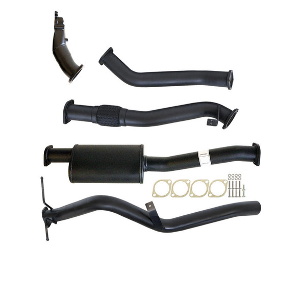 DEA 3 Inch Full Exhaust With Muffler To Suit Nissan Navara D22 2.5L YD25DD-TI 4WD