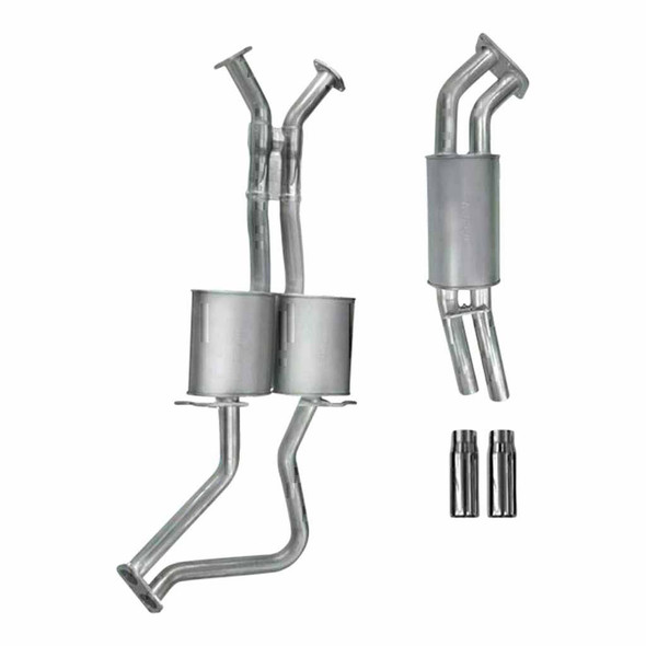 Pacemaker Commodore VT VY VZ V8 Ute / Wag PACEMAKER Dual 2.5 Inch Exhaust W/ Rear Muffler