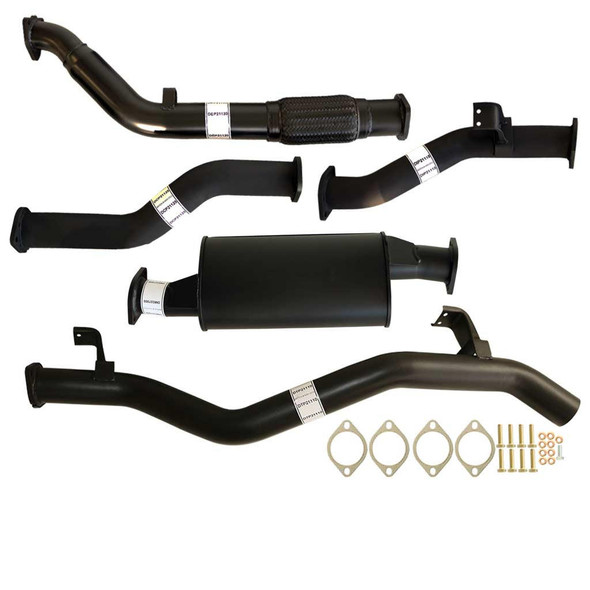 DEA 3 Inch Full Exhaust With Muff For 79 Series Landcruiser VDJ79R Dual Cab Ute