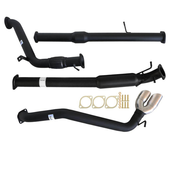 DEA 3 Inch Full Exhaust With Cat, Hotdog And Side Exit For Mazda BT50 3.2L 2011-16