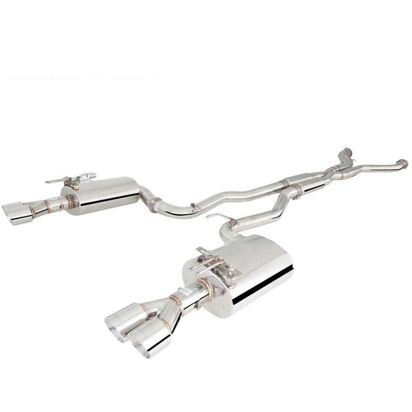 Xforce Holden Commodore VE VF Sedan XFORCE Twin 3 Inch Catback Exhaust - Polished SS