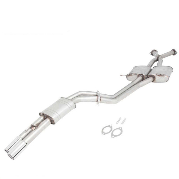 Xforce Commodore VT VX VY VZ Sedan Twin 2.5 Inch Catback Exhaust Varex Rear - Raw 409