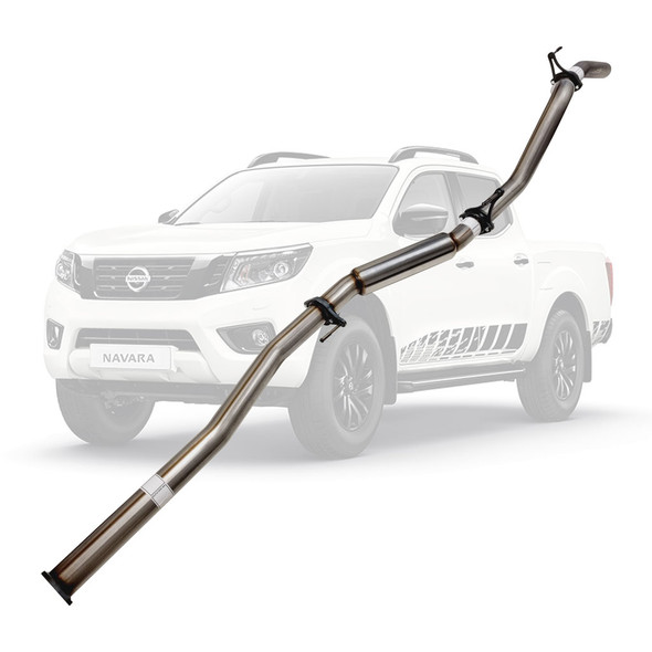 Nissan Navara NP300 D23 2015 On 3 inch Stainless Steel DPF Back Exhaust System With Hotdog